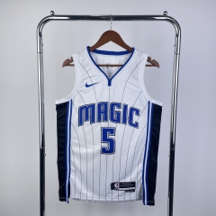 23 Season Orlando Magic Home White 5 BANCHERO