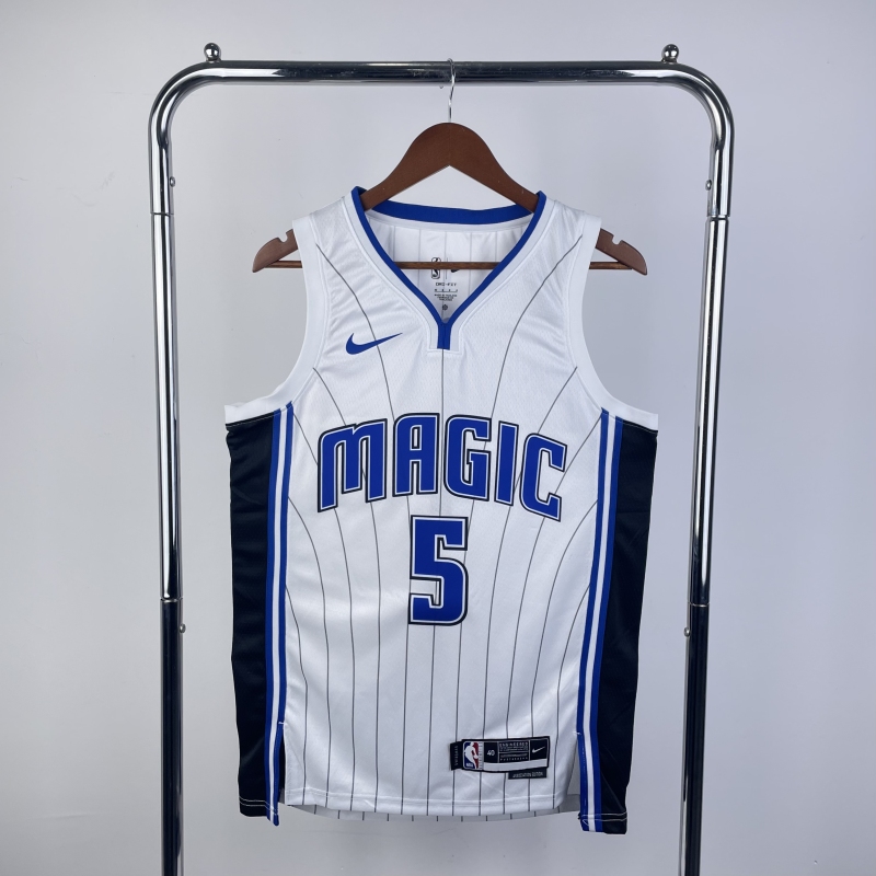 23 Season Orlando Magic Home White 5 BANCHERO