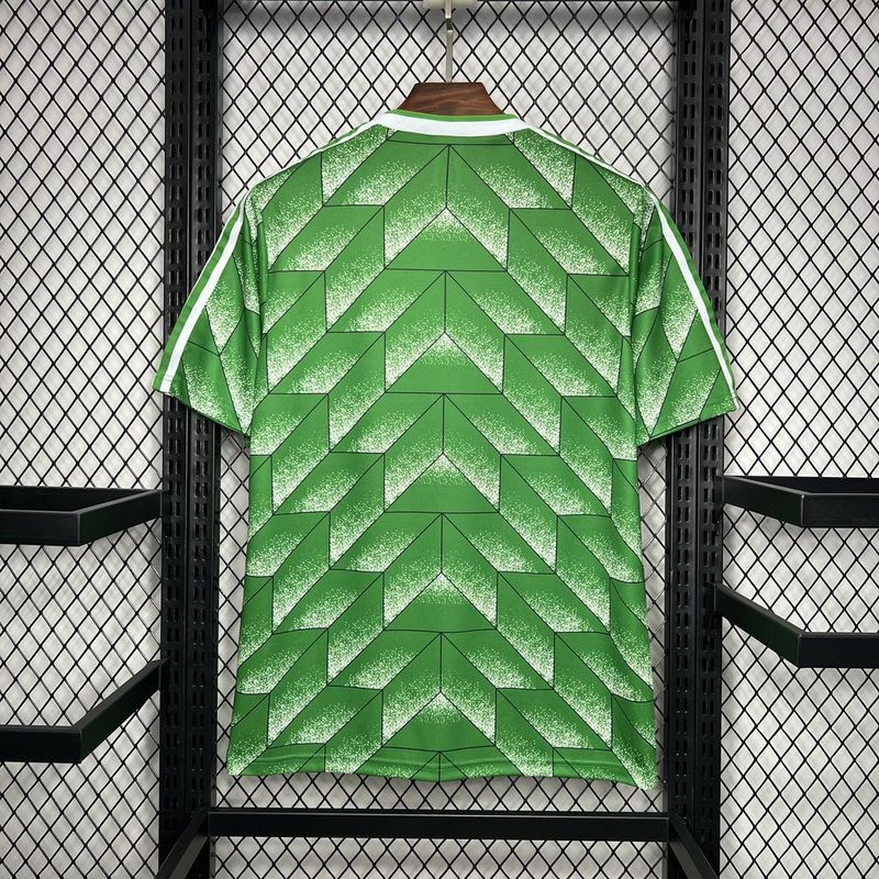 Retro 1990 Germany Away 9# VOLLER 10# MATTHAUS Football jersey retro