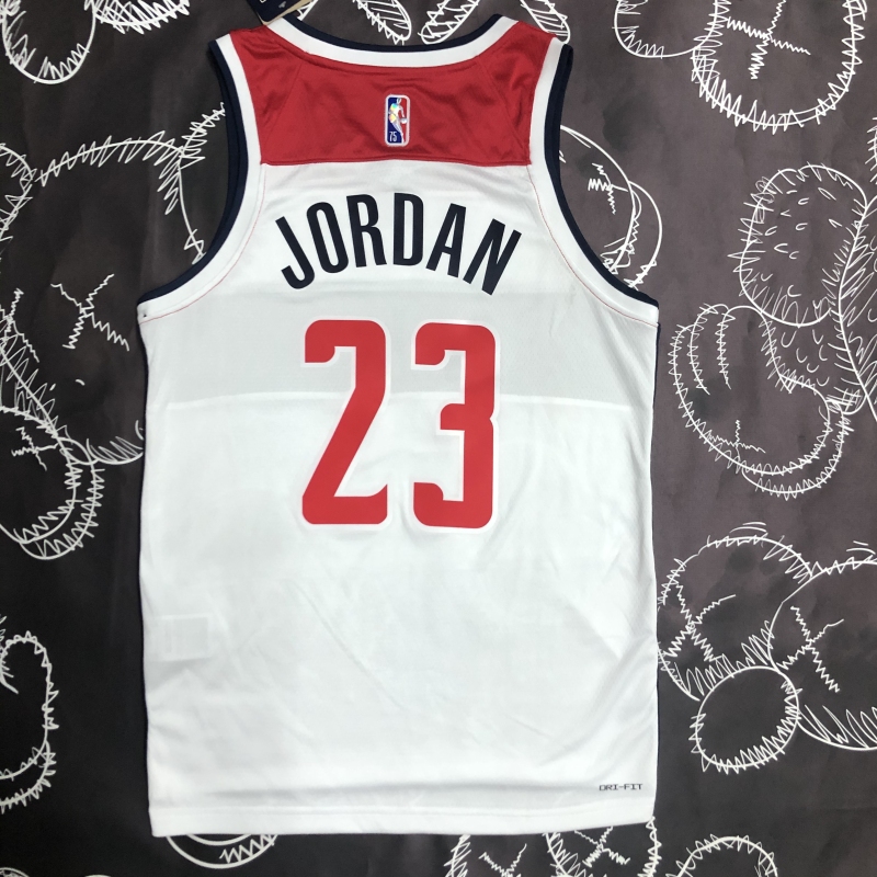 75th Anniversary Washington Wizards White 23 Jordan