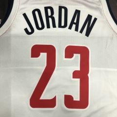 75th Anniversary Washington Wizards White 23 Jordan