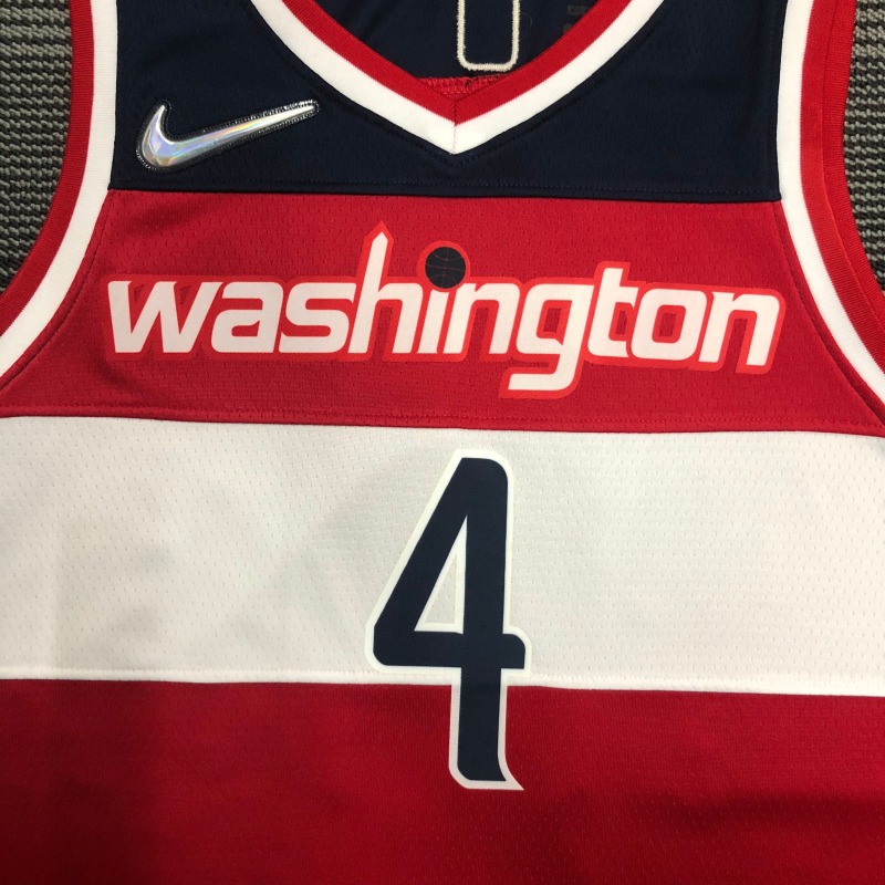 75th Anniversary Washington Wizards Red 4 Westbrook