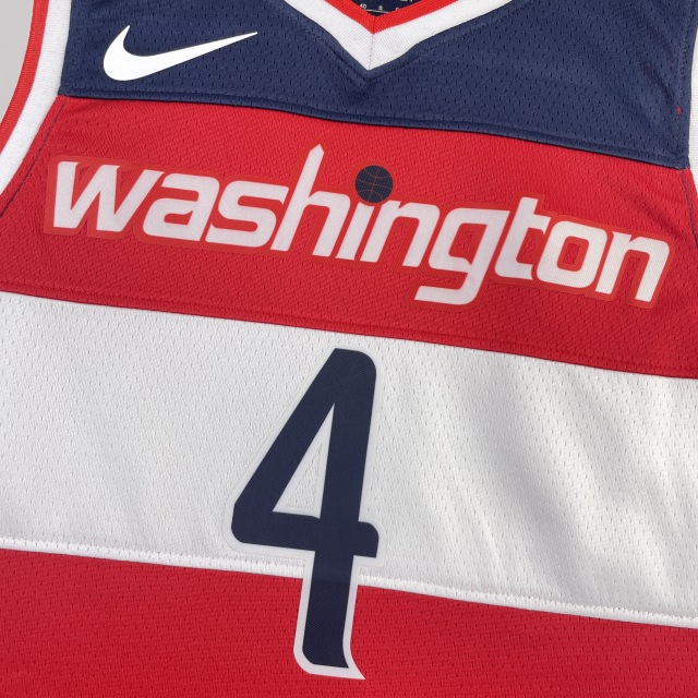 23 Season Washington Wizards away Red 4 Westbrook