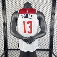 23 Season Washington Wizards Home White 13 Poole