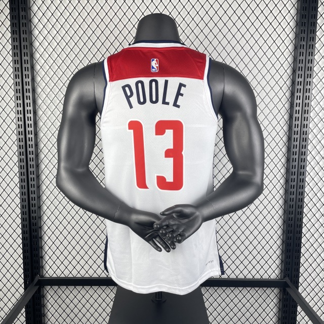 23 Season Washington Wizards Home White 13 Poole