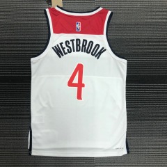 75th Anniversary Washington Wizards White 4 Westbrook