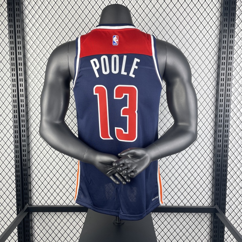 23 Season Washington Wizards Limited White 13 Poole