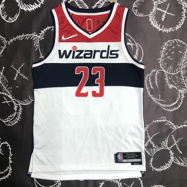 75th Anniversary Washington Wizards White 23 Jordan