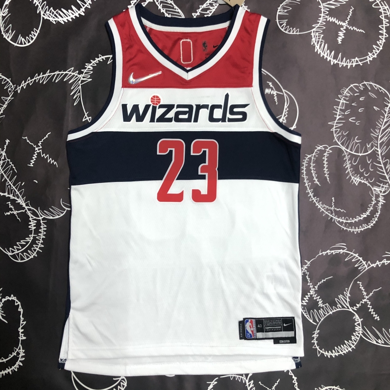75th Anniversary Washington Wizards White 23 Jordan
