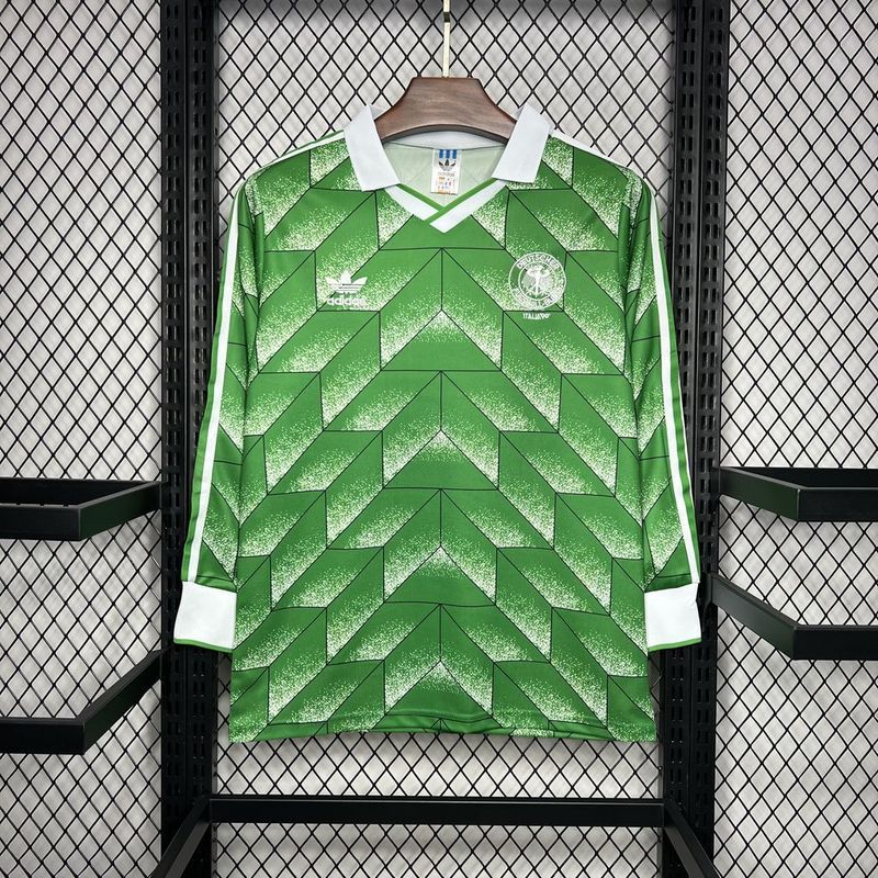 Retro 1990 Germany Away 9# VOLLER 10# MATTHAUS Football jersey retro