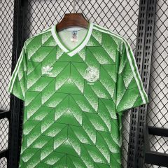 Retro 1990 Germany Away 9# VOLLER 10# MATTHAUS Football jersey retro