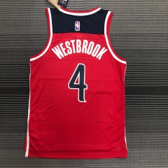 75th Anniversary Washington Wizards Red 4 Westbrook