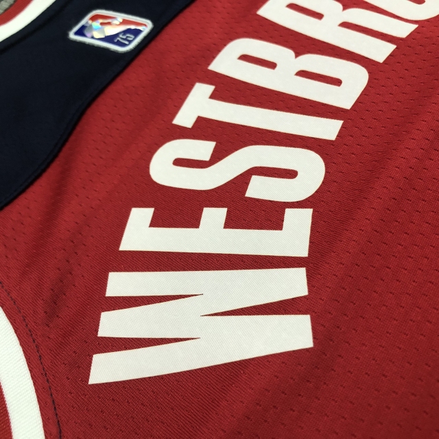 75th Anniversary Washington Wizards Red 4 Westbrook