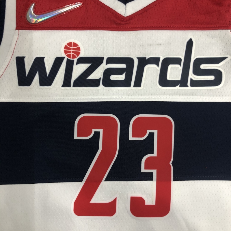 75th Anniversary Washington Wizards White 23 Jordan