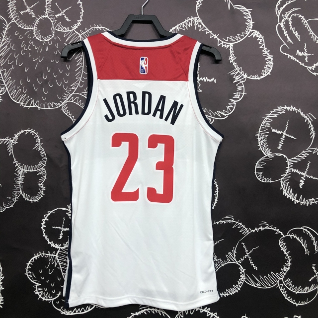 75th Anniversary Washington Wizards White 23 Jordan