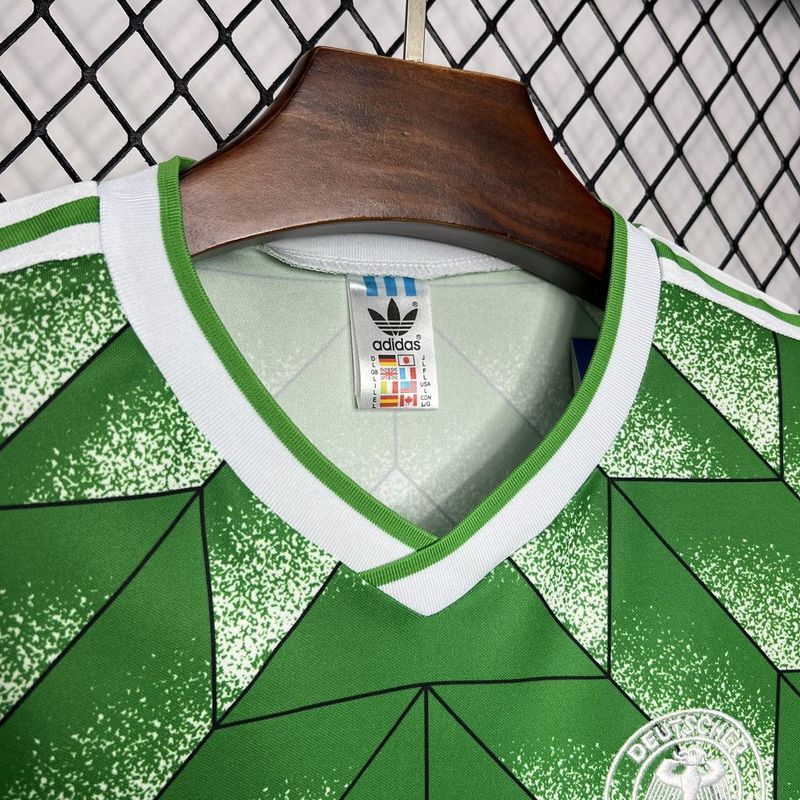 Retro 1990 Germany Away 9# VOLLER 10# MATTHAUS Football jersey retro