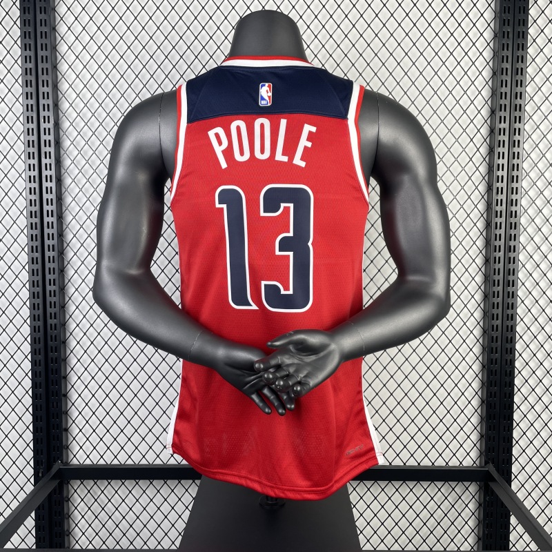 23 Season Washington Wizards away Red 13 Poole