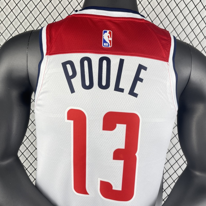 23 Season Washington Wizards Home White 13 Poole