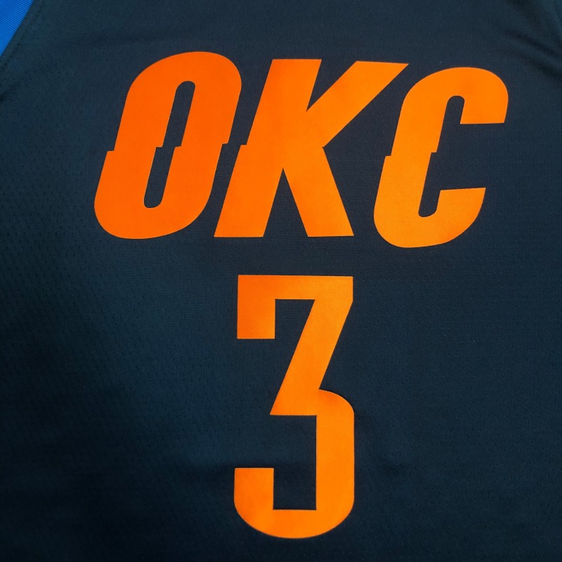 Oklahoma City Thunder Blue Stripe 3 Paul