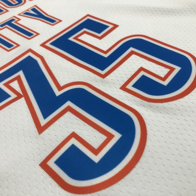 Oklahoma City Thunder White 35 Durant