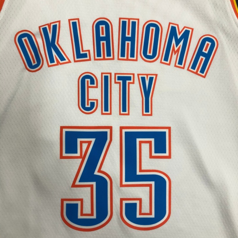 Oklahoma City Thunder White 35 Durant