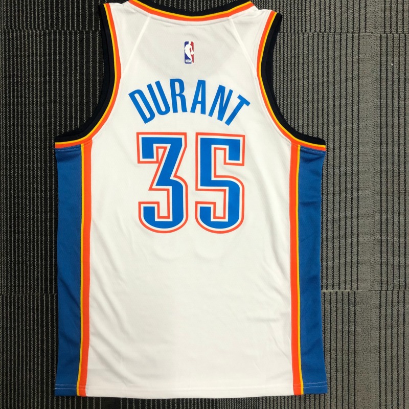 Oklahoma City Thunder White 35 Durant