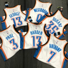 Oklahoma City Thunder White 35 Durant