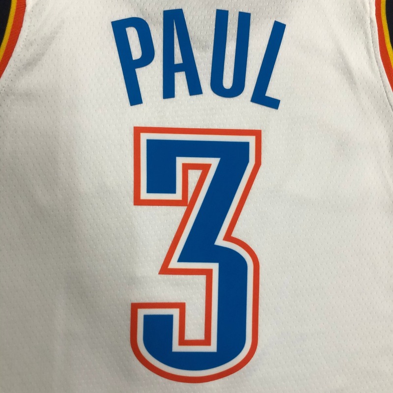 Oklahoma City Thunder White 3 Paul