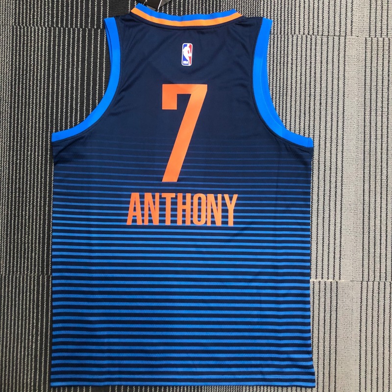 Oklahoma City Thunder Blue Stripe 7 Anthony