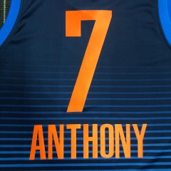 Oklahoma City Thunder Blue Stripe 7 Anthony