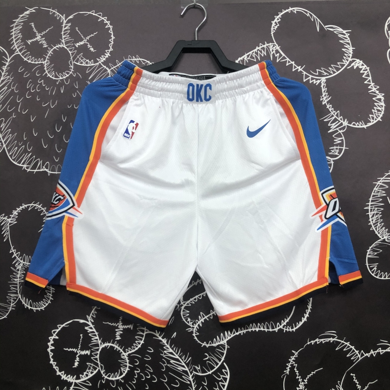 Oklahoma City Thunder white shorts