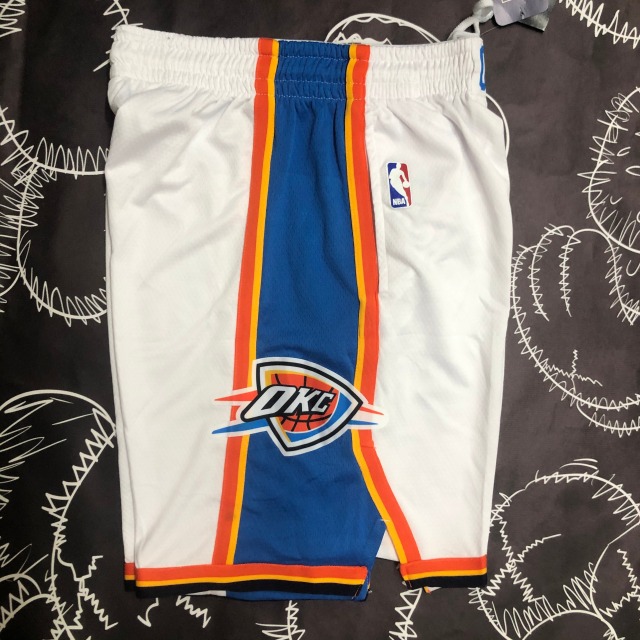 Oklahoma City Thunder white shorts