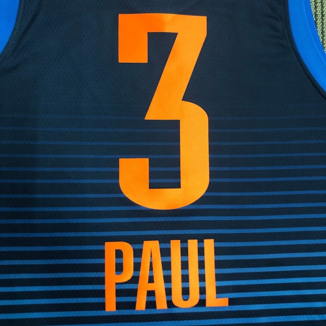 Oklahoma City Thunder Blue Stripe 3 Paul