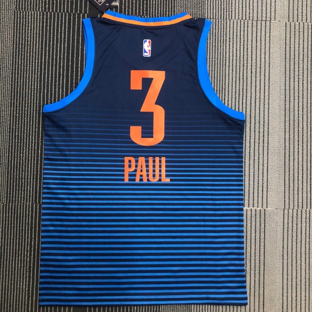 Oklahoma City Thunder Blue Stripe 3 Paul