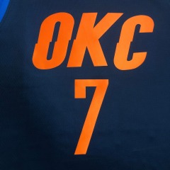 Oklahoma City Thunder Blue Stripe 7 Anthony
