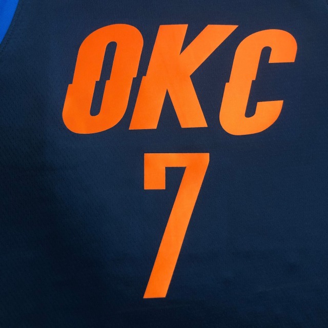 Oklahoma City Thunder Blue Stripe 7 Anthony