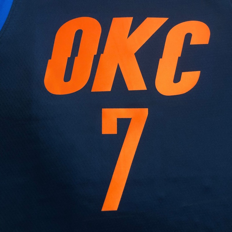 Oklahoma City Thunder Blue Stripe 7 Anthony