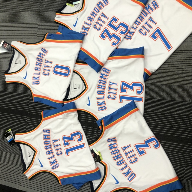 Oklahoma City Thunder White 3 Paul