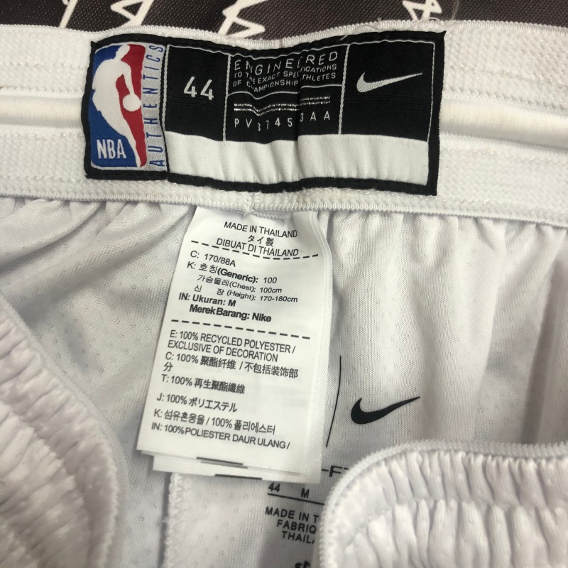 Oklahoma City Thunder white shorts