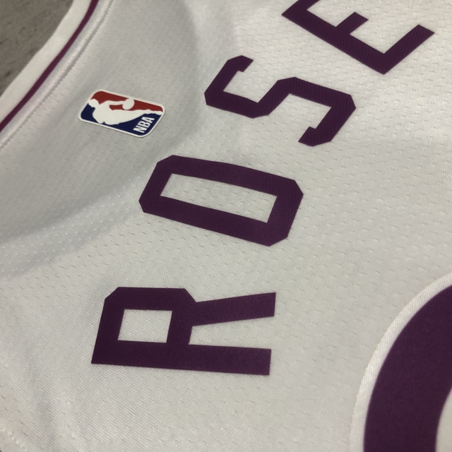 Minnesota Timberwolves White Pink 25 Ross