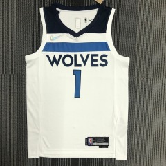 75th Anniversary Minnesota Timberwolves White 1 Edwards