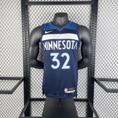 23 season Minnesota Timberwolves away navy 32 TOWNS
