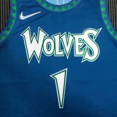 22 Season Minnesota Timberwolves City Edition 1 Edwards