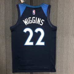 75th Anniversary Minnesota Timberwolves Dark Blue 22 Wiggins
