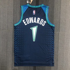 22 Season Minnesota Timberwolves City Edition 1 Edwards