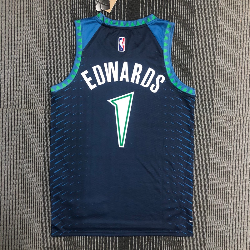 22 Season Minnesota Timberwolves City Edition 1 Edwards