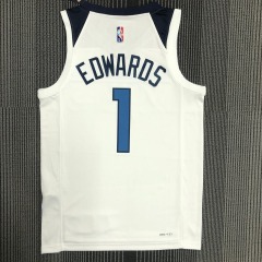 75th Anniversary Minnesota Timberwolves White 1 Edwards