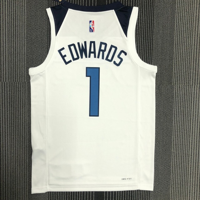 75th Anniversary Minnesota Timberwolves White 1 Edwards