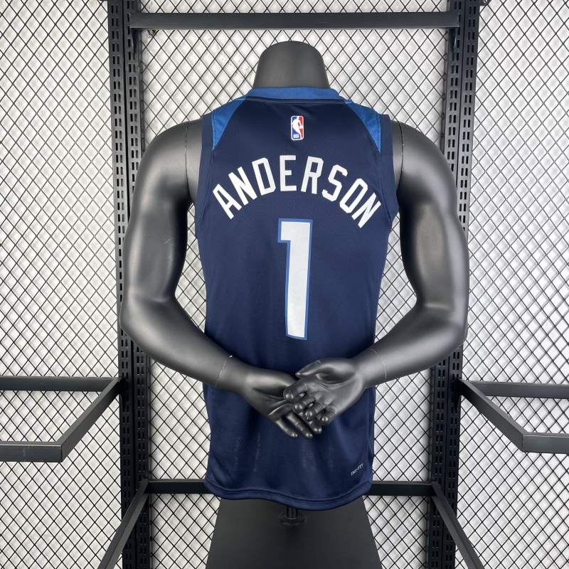 23 season Minnesota Timberwolves away navy 1 Anderson
