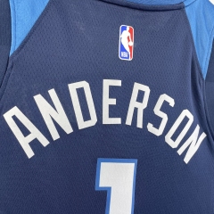 23 season Minnesota Timberwolves away navy 1 Anderson